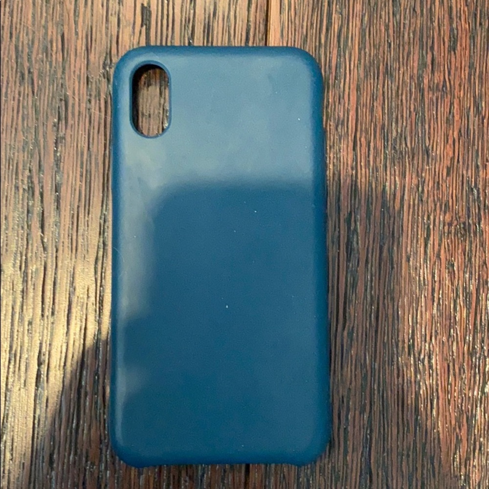 Teal blue iphone x case